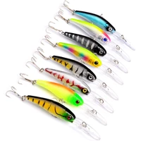 1pcs plastic minnow fishing lures 7 8g 101mm top water fish hard artificial bionic baits for fishing tackle lure accessories