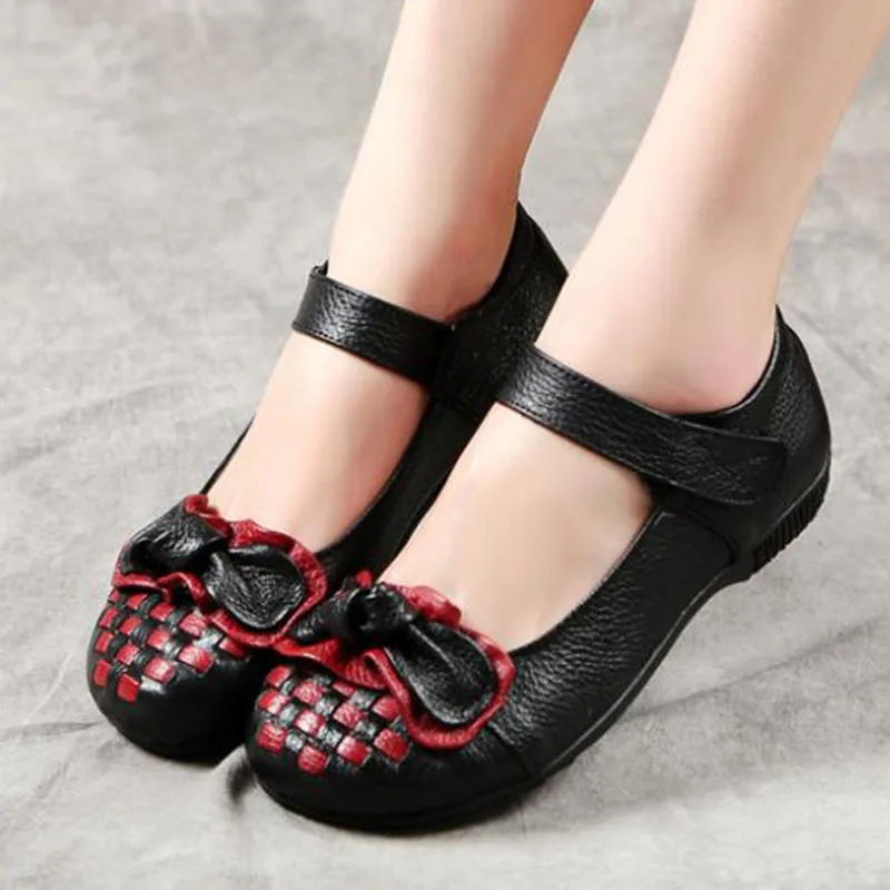 Осенние лоферы из натуральной кожи элегантная обувь на плоской подошве без