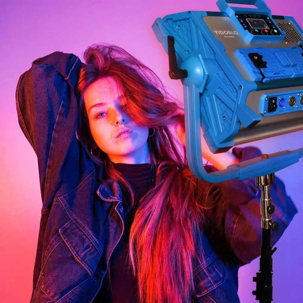 

200W AI-2000C RGBW led Panel Light 12 Lighting Special Effects APP Control Photography Studio Film LED video light + Softbox