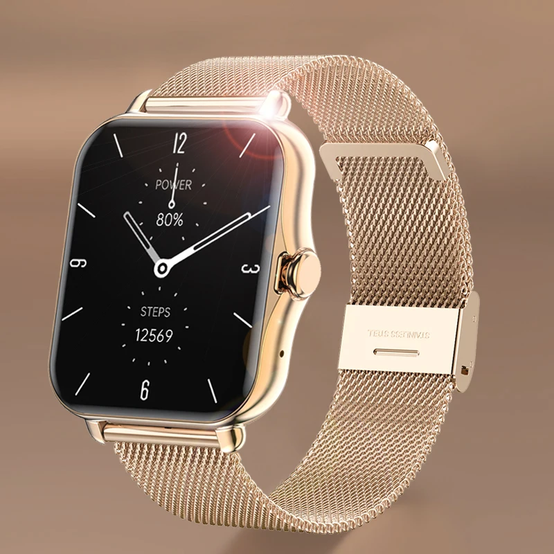 

Смарт-часы мужские/женские водонепроницаемые с поддержкой Bluetooth 2021 и сенсорным экраном 1,69 дюйма
