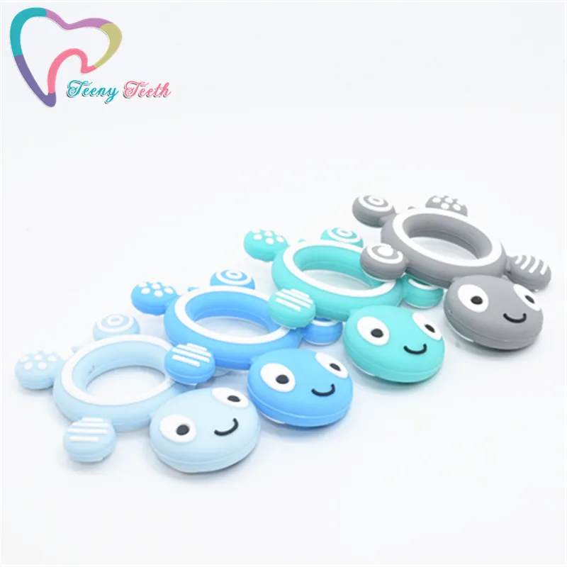 5 шт. бесплатная доставка черепаха силиконовый прорезыватель ожерелье подвеска