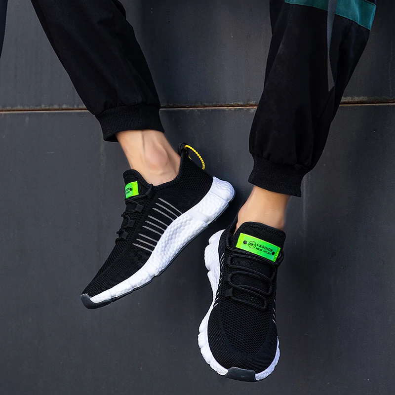 

2021Cushioning Outdoor Running Shoes For Men Non-Slip Sport Male Shoes Professional Athletic Training Sneakers Light Men's Shoes
