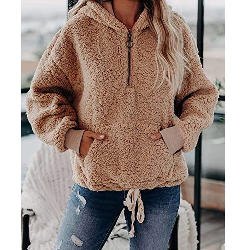 2020 осенне-зимнее плотное теплое пальто бархатная кашемировая Женская толстовка