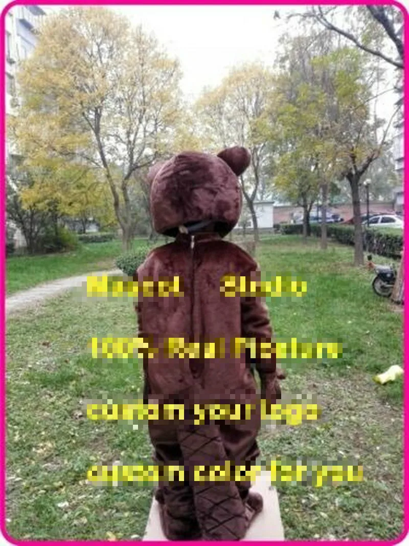 Костюм-талисман бобер костюм для косплея вечеринки игры наряд рекламный на