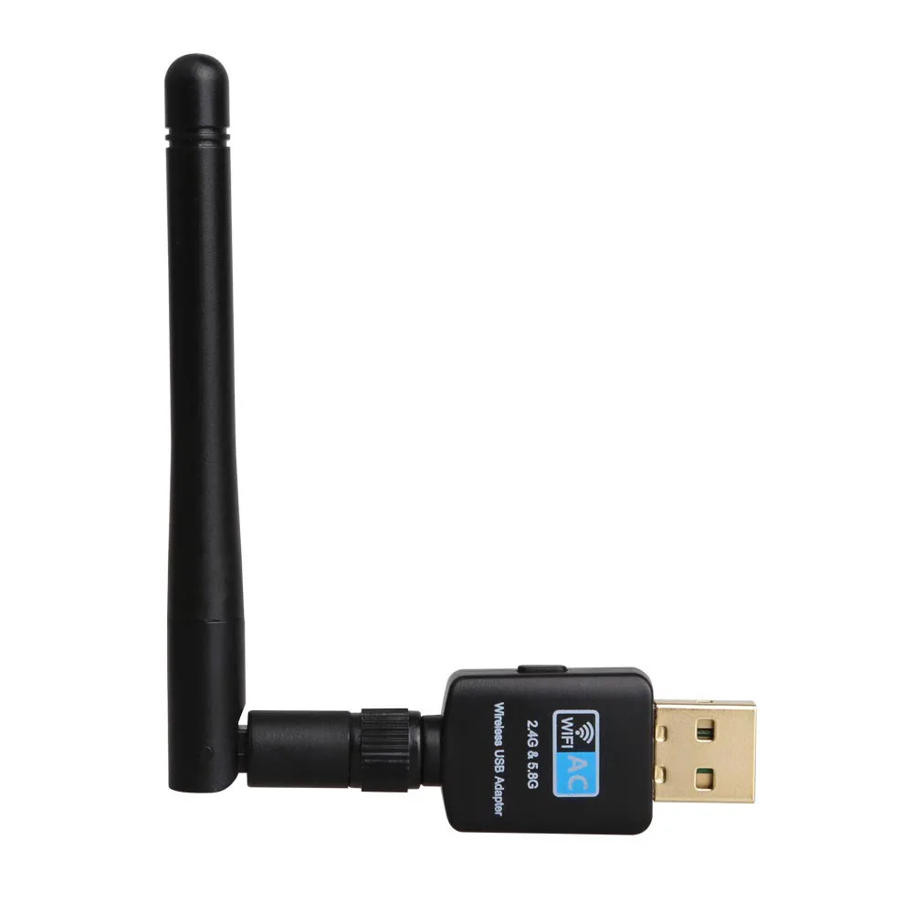 USB Wi-Fi адаптер 600 Мбит/с 2 4 ГГц + 5 8 приемник беспроводная сетевая карта 0