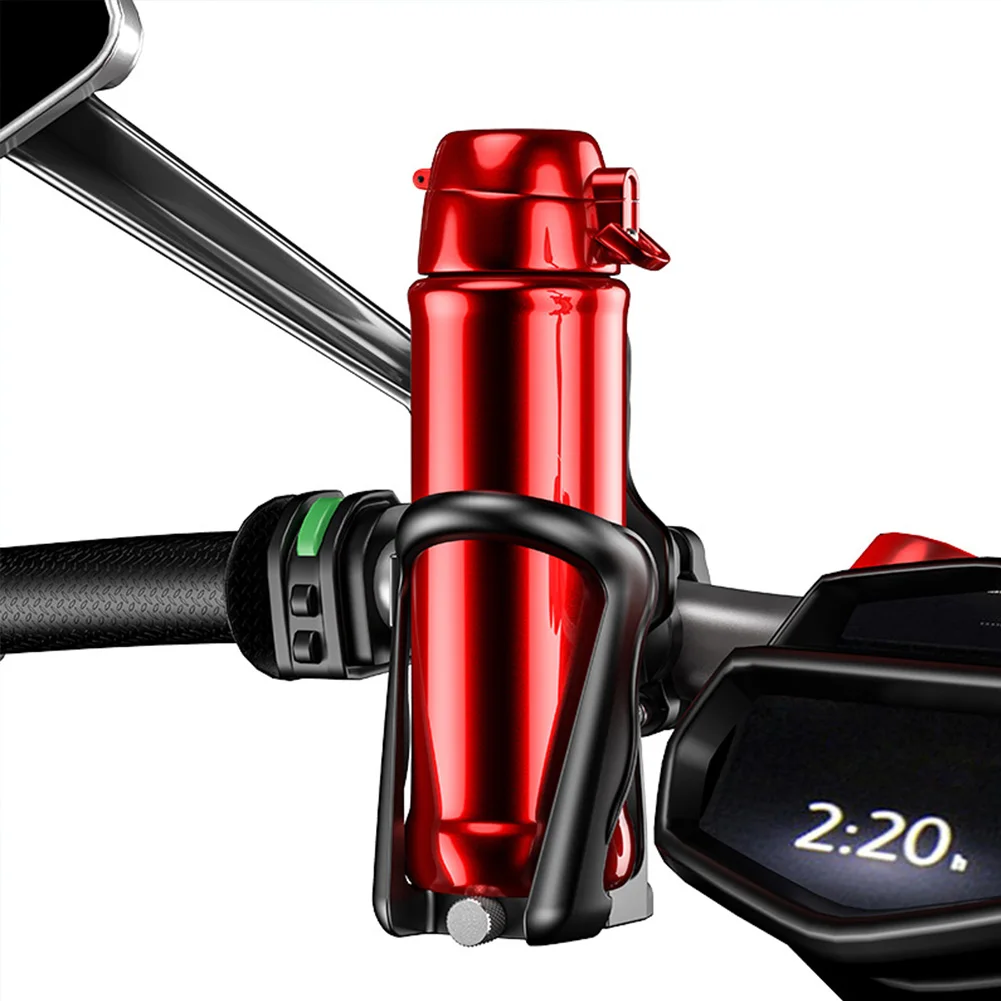 

Sturdy Outdoor Cycling Universal Motorcycle Drink Portable Adjustable Rack Bicycle Bottle Holder Black Nylon Lightweight Fixed