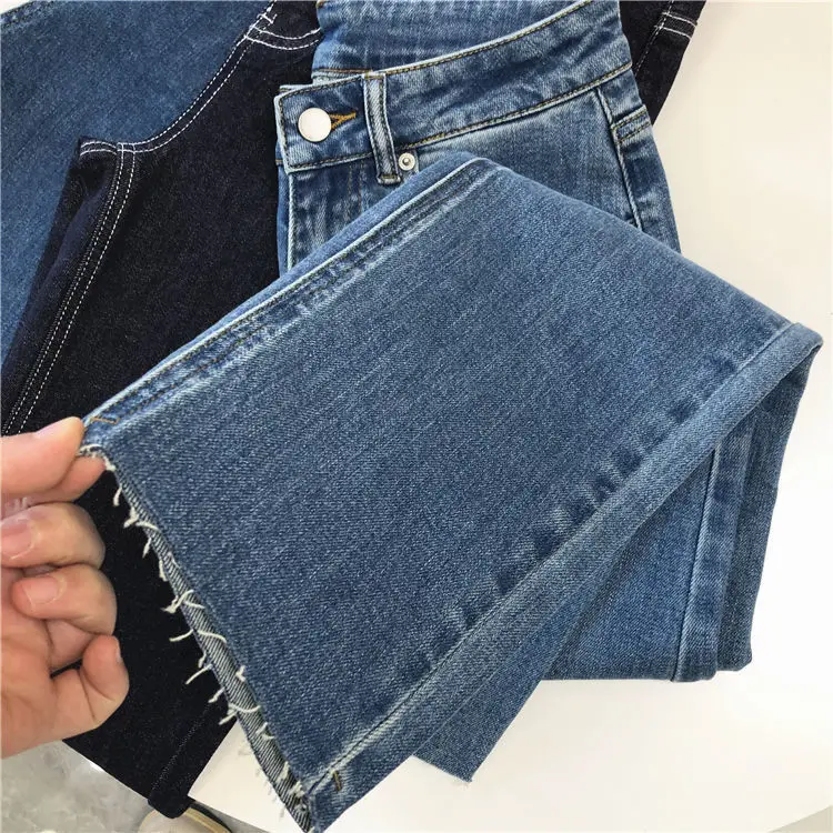 

Denim ropa Blue loose high waist jeans woman mom jeans mujer Fashion high street casual Jeans