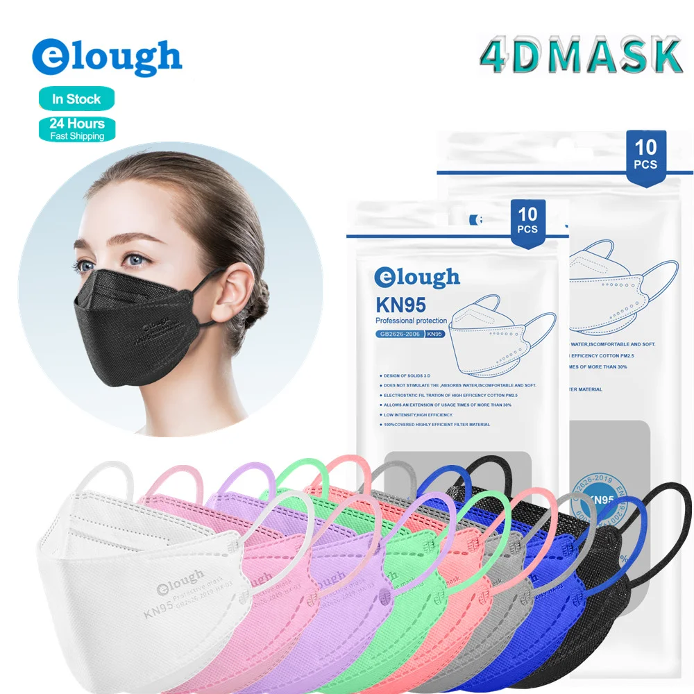 Маска для лица KN95 Fish Maske ffp2mask CE ffp2 маска fpp2|Маски| |