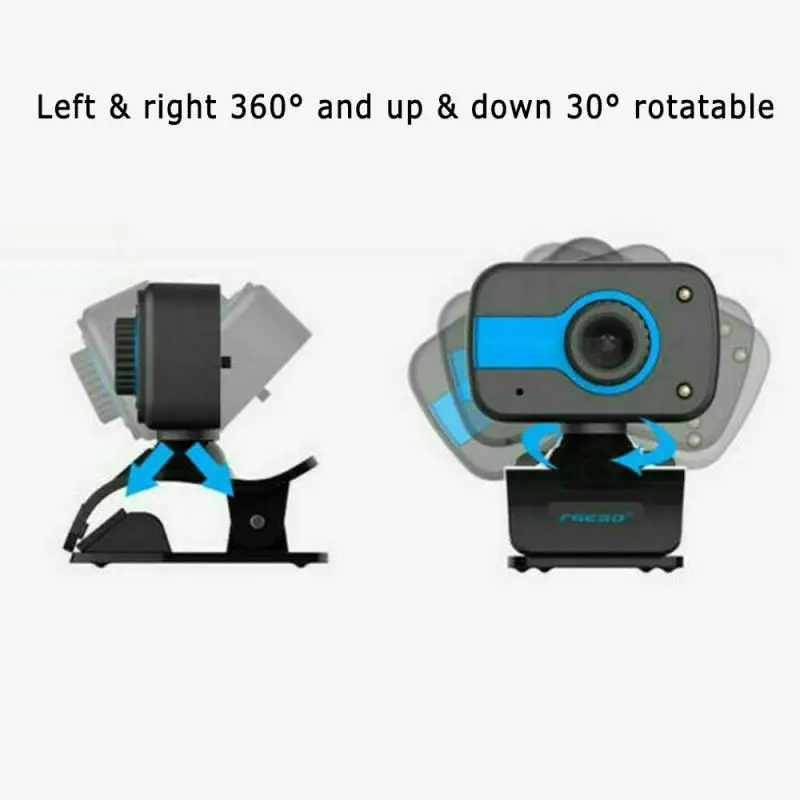 Горячая веб камера V3 480p USB 2 0 Компьютерная клип на ноутбук микрофон видео
