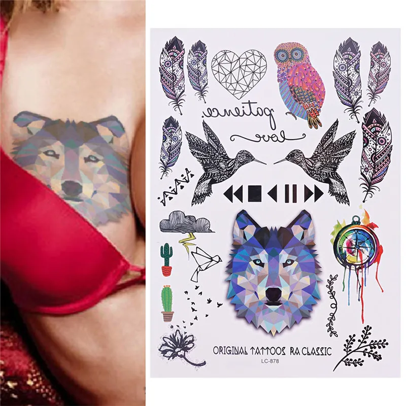 Тату-наклейка Временная водостойкая с рисунком огня унисекс | Красота и здоровье