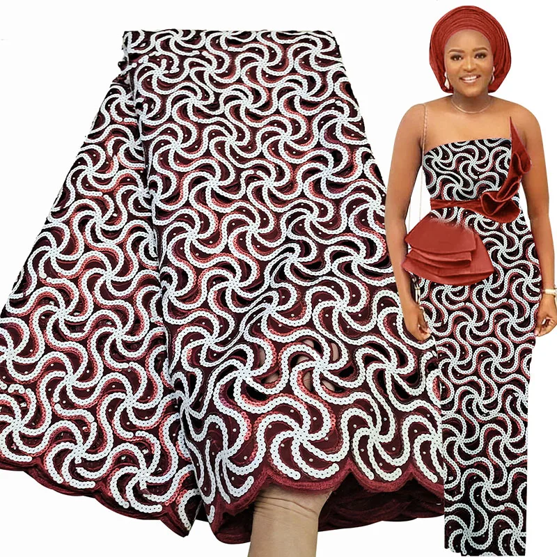 Продажа Африканская кружевная ткань Bestway ручной работы, 5 ярдов, высокое качество, блестки, нигерийская Свадебная кружевная ткань Asoebi, роскошные тка... Купить Африканская кружевная ткань Bestway ручной работы, 5 ярдов, высокое качество, блестки, нигерийская Свадебная кружевная ткань Asoebi, роскошные тка...