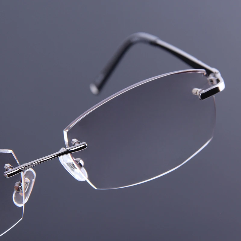 Мужские оправы без металлические очки по рецепту алмазная обрезка оптические