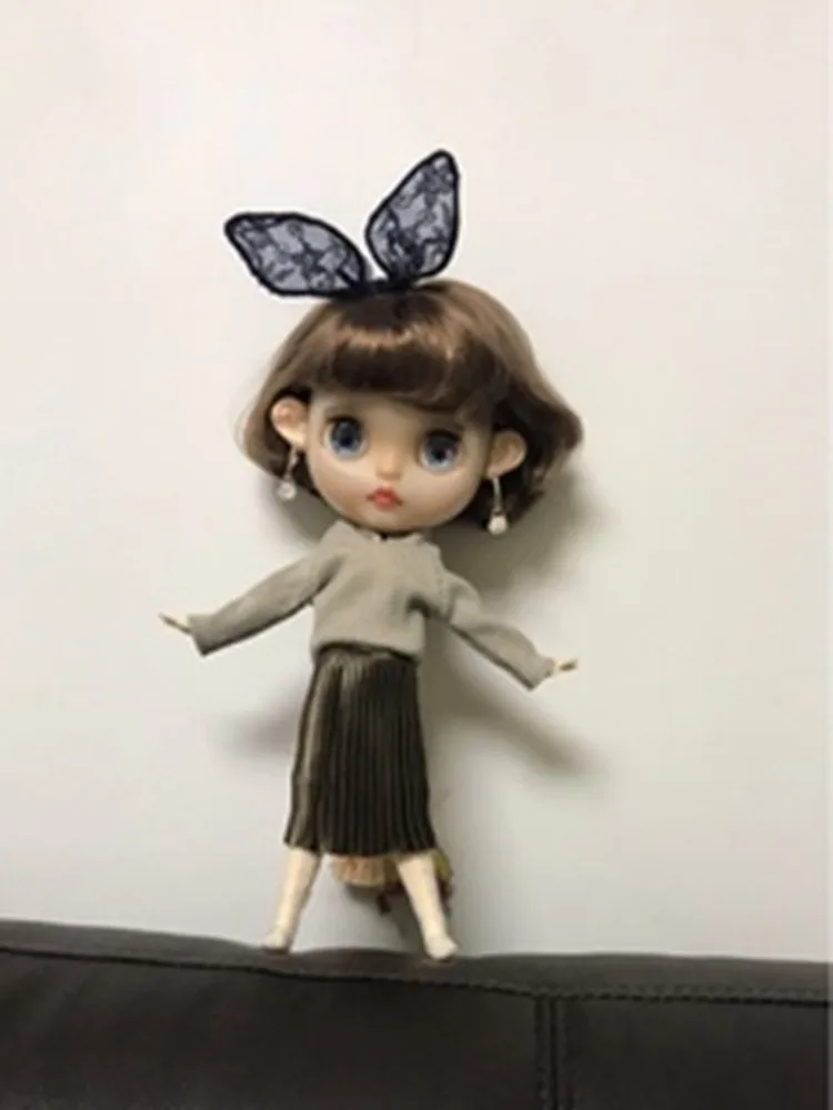 Кукла зимняя плиссированная юбка 1/6 Одежда для кукол (Fit Blyth Pullip BJD озон Kurhn Licca JerryB