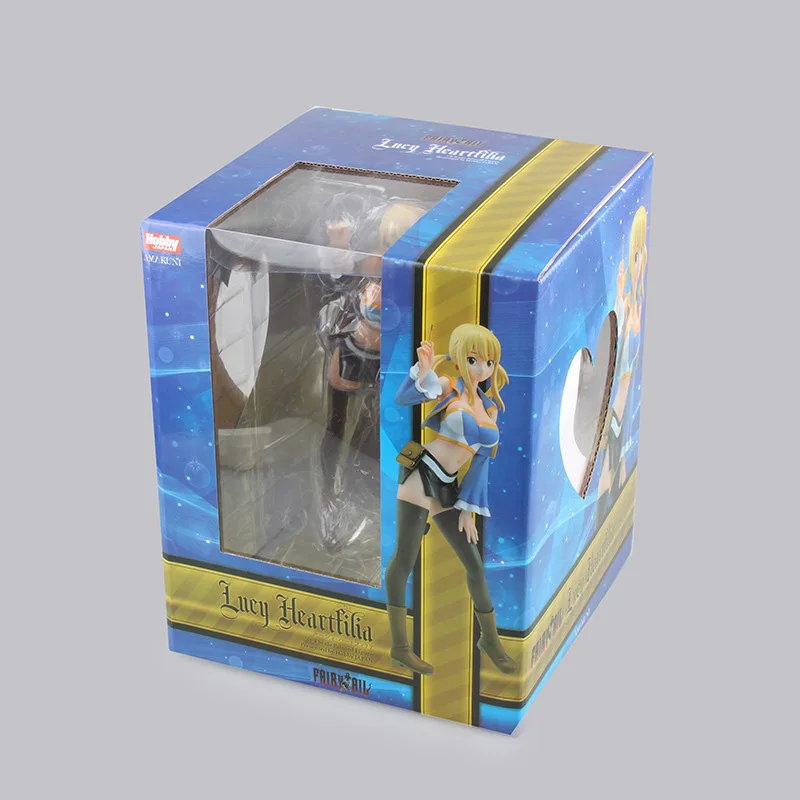 

Anime FAIRY TAIL 21cm PVC Action Figure Lucy Heartfilia Model Toys Holiday Gifts
