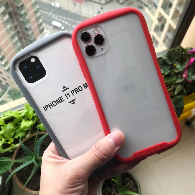 Защитный чехол iFace прозрачный для iphone 11 pro max XR X XS MAX 8 7 Plus|Бамперы| |