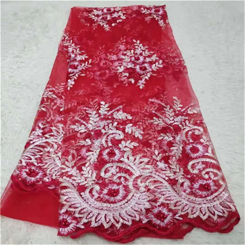 2019 красные и зеленые последние французские нигерийские кружевные ткани высокого