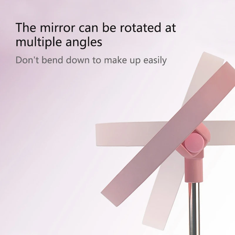 Настольный складной красота туалетный светильник Зеркало для нанесения макияжа
