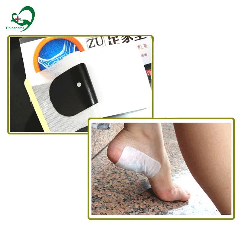 

10pcs Heel Pain Relief Patch Herbal Bone Spurs Achilles Tendonitis Patch Foot Care Treatment Far Infrared Magnet Natural Patches