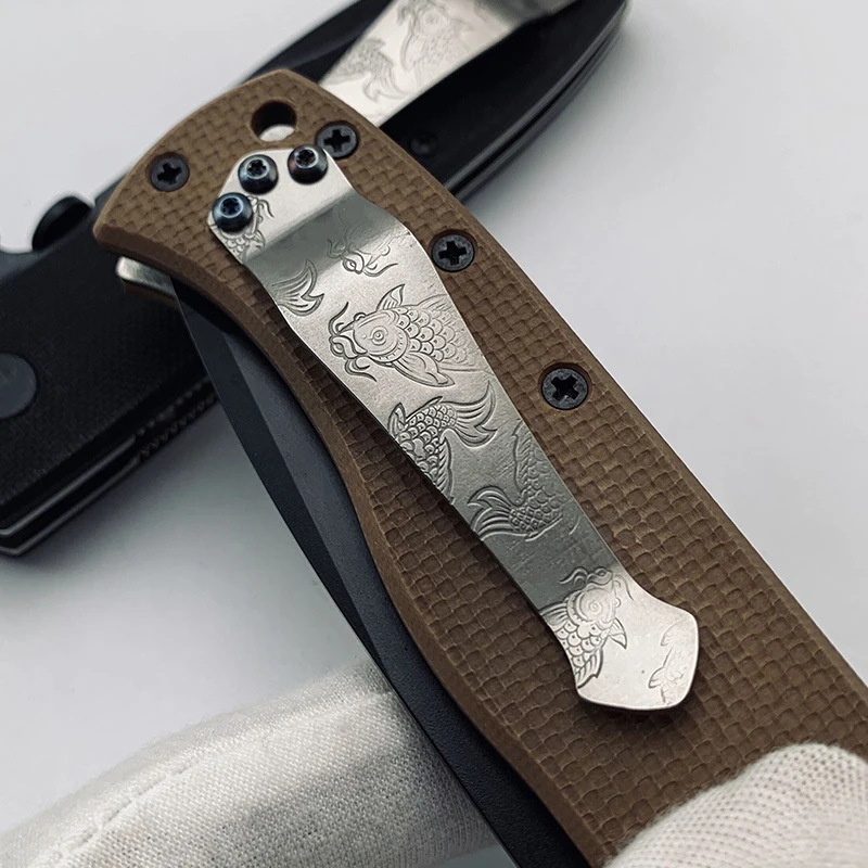 Koi Deep Carry Back клипса из сплава CNC Карманный инструмент для ZT/Emerson CQC|Одноразовые ножи|