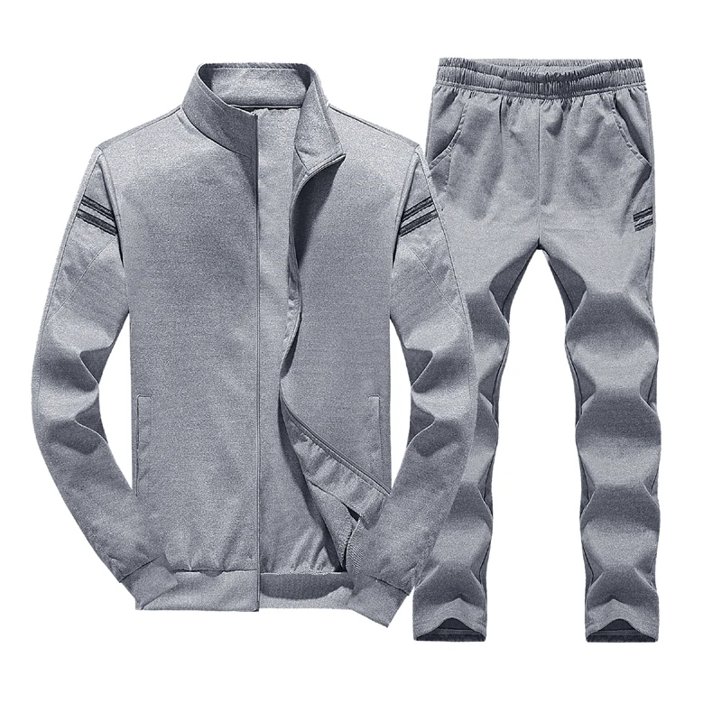 Теплый спортивный костюм Мужская ветрозащитная спортивная одежда классический