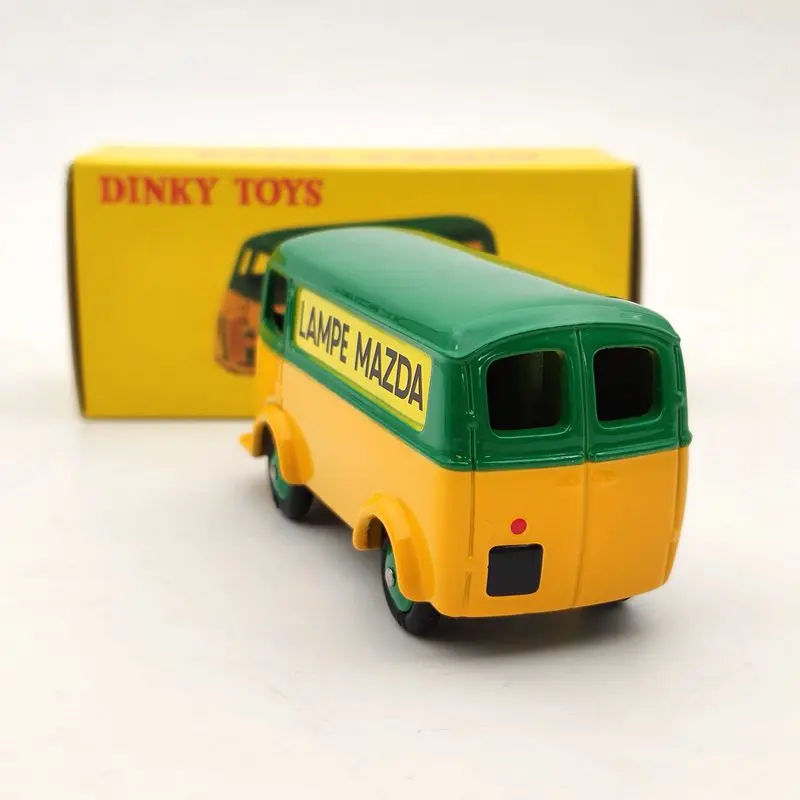 Atlas 1:43 Dinky Toys 25B для P ~ fourfourgon Tole D.3.A LAMPE MAZDA Green Diecast| |
