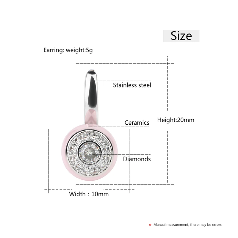 Комплект из колье и серёг цвета розового золота серебра|Ювелирные наборы| |