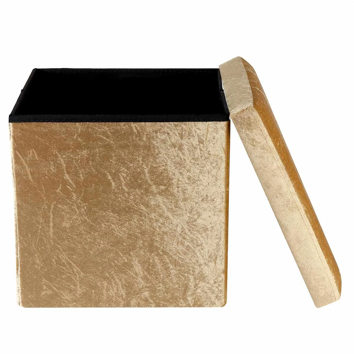 Квадратный складной табурет для хранения фланелевый стул ног маленькая коробка