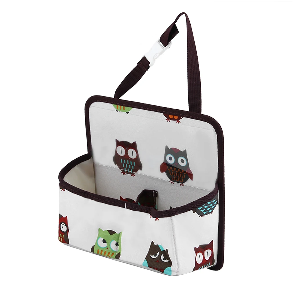 

Korean Cartoon Animal Printed Car Back Sest Organizer Large Capacity Car Vehicle Interior Styling Back Seat Cover Organizer