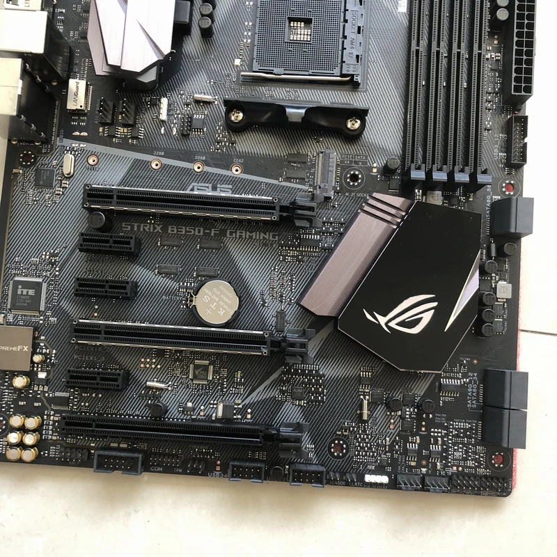 

for ASUS ROG STRIX B350-F GAMING motherboard Socket AM4 DDR4 USB3.0 SATA3 USED PC desktop motherboard on sales
