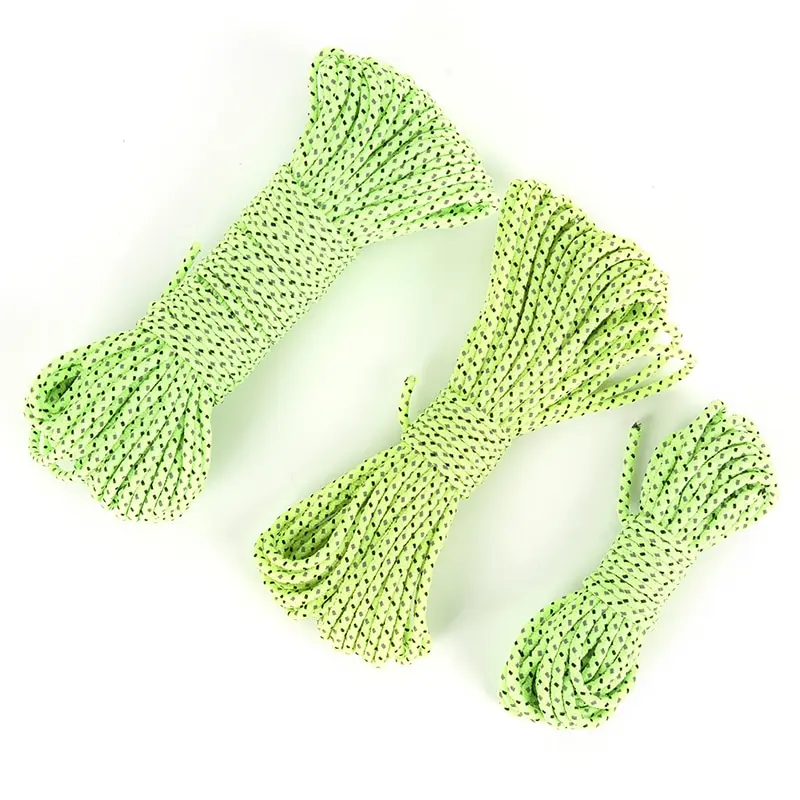 

2.5mm Durable Tent Accessories 5m/10m/20m Multifunction Tent Rope Reflective At Night Outdoor Camping Hiking Polypropylene Rope