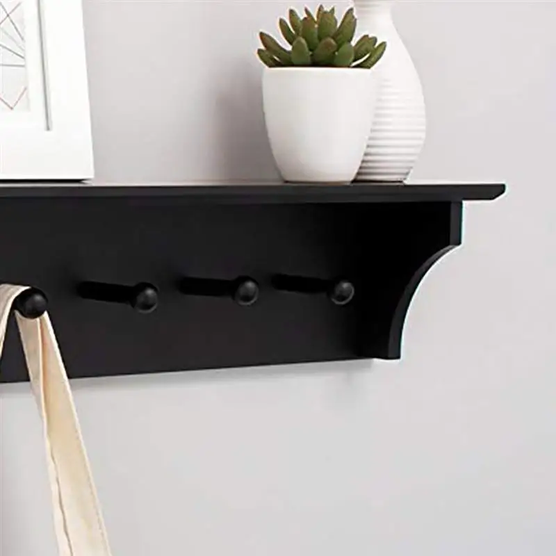 

1pc Wall Mounted Shelf Hook Durable Wall Holder for Indoor Room Home