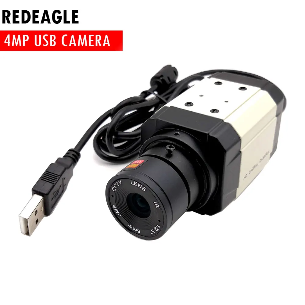 

Industrial 2.8-12mm Varifocal Zoom 30fps MJPG HD 4MP 2560x1440 Resolution High Speed USB Webcam Mic UVC Video Security Camera