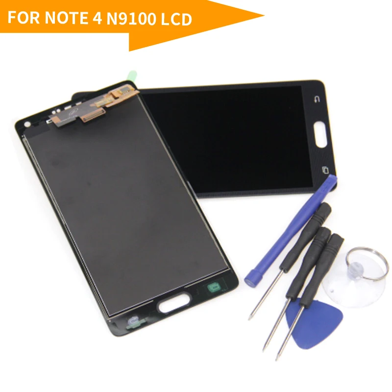 Супер AMOLED LCDs для Samsung Galaxy Note 4 Note4 N910 N910C N910A N910F ЖК-дисплей сенсорный экран