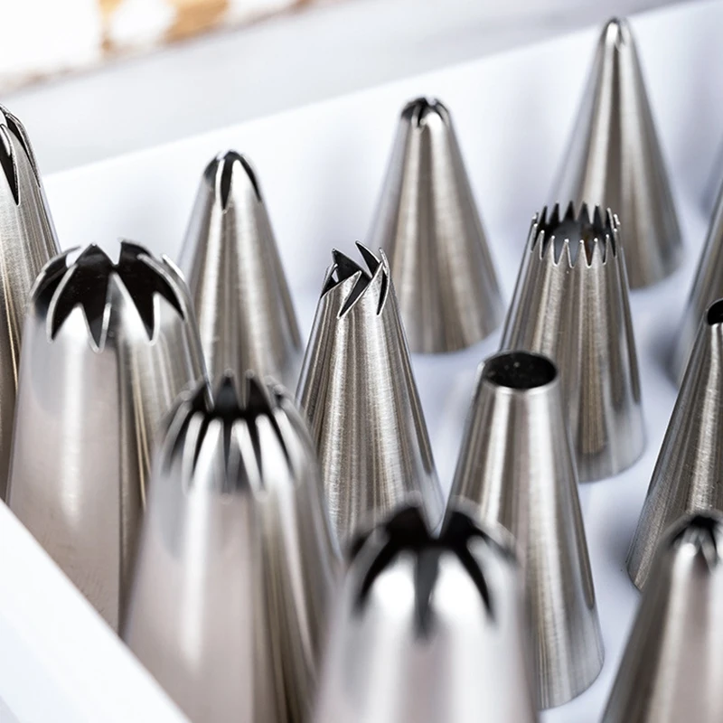 Кондитерские сопла/конвертер для теста мешок 27 шт./компл. сопла из нержавеющей