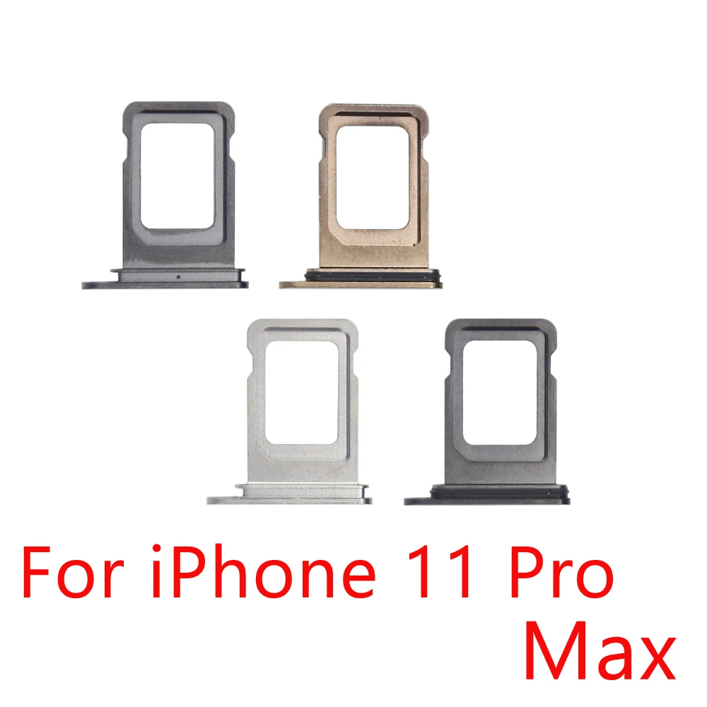 Держатель для SIM-карты iPhone 11 Pro Max 11Pro один двойной адаптер запасные части |