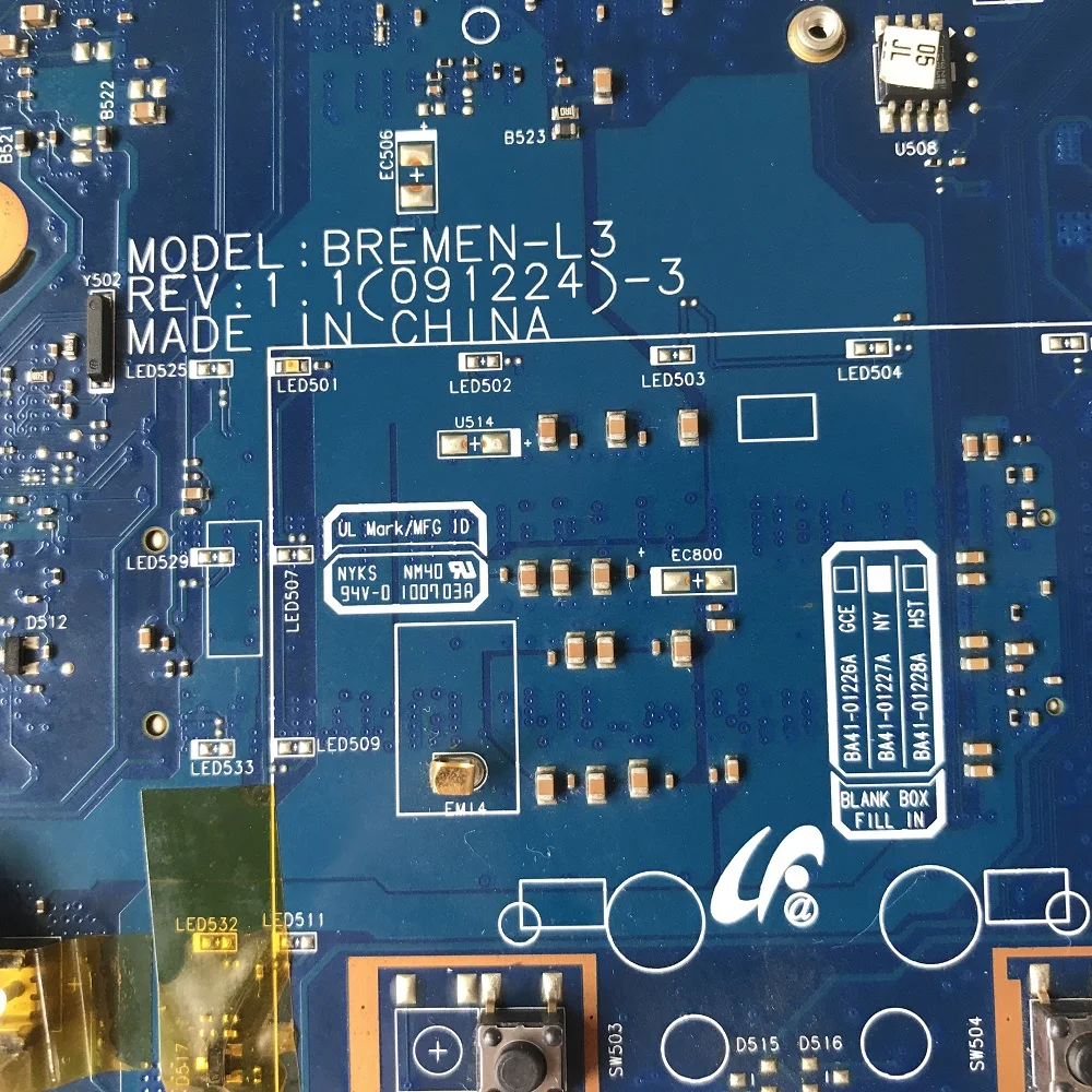 ZZZNAYQ BA92-06346A BA92-06346B BA41-01227A для samsung R530 Материнская плата ноутбука PM45 GT310M DDR3 BA41-012261