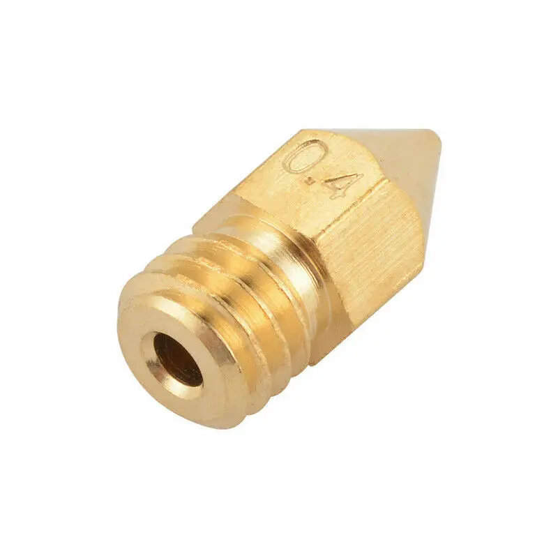 

10Pcs 0.4mm MK8 Extruder Nozzle Brass 1.75mm for Ender 3D Printer Parts Filament