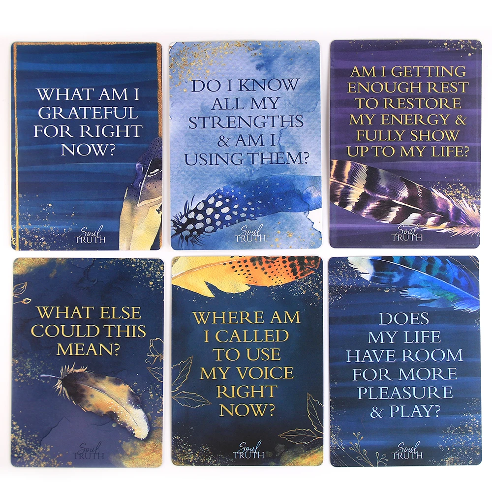 Soul Truth-cartas de auto-concientizaci&oacute;n para principiantes, cartas de Tarot con gu&iacute;a, juego de mesa, exquisita y gu&iacute;a-3