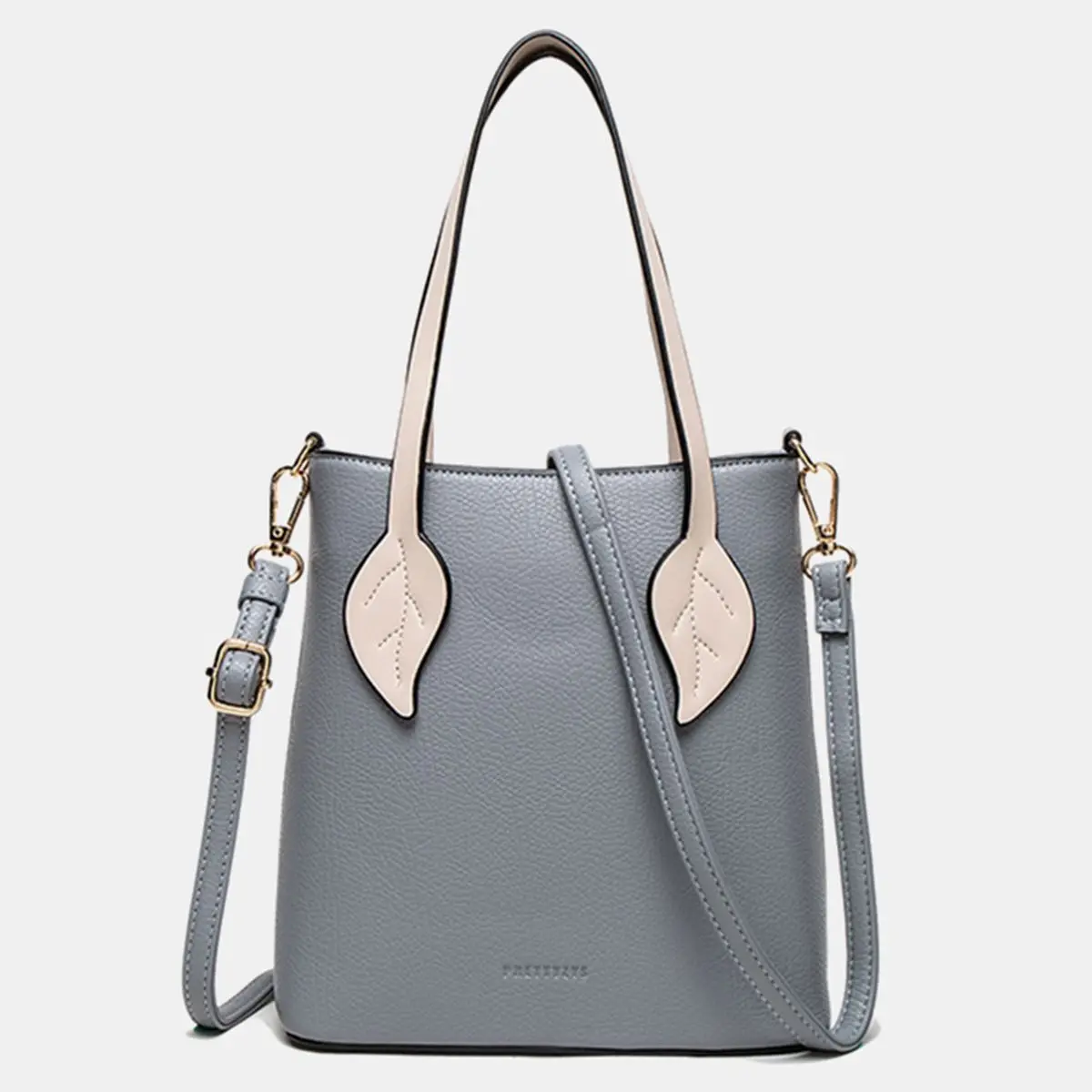 

2021 Women PU Leather Handbag Shoulder Bag Messenger Bags With Leaf Decoration Cell Phone Bag Parts Cosmetic Storage Bags Gift