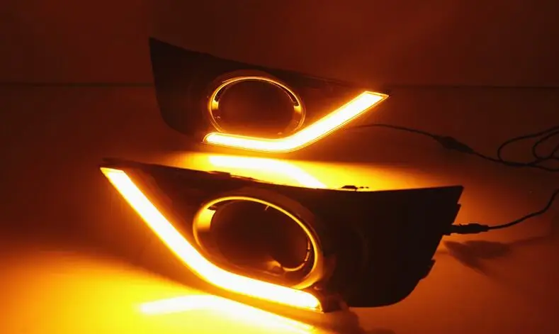 Указатель поворота Стиль реле 12V светодиодный дневные ходовые огни дневного