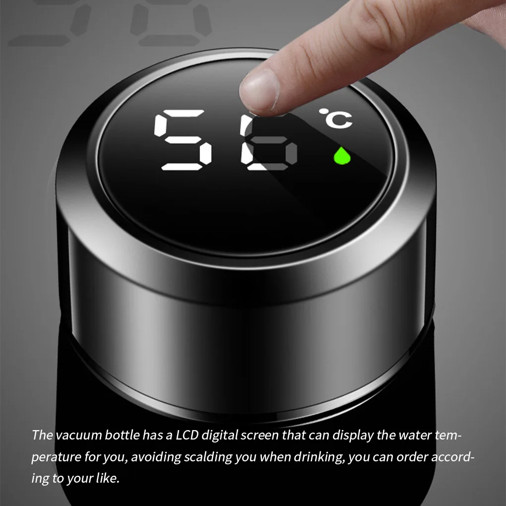 

Smart Insulation Cup Male and Female Portable Student Minimalist Water Cup Bottle Creative Personalized Trend Tea Cup Large