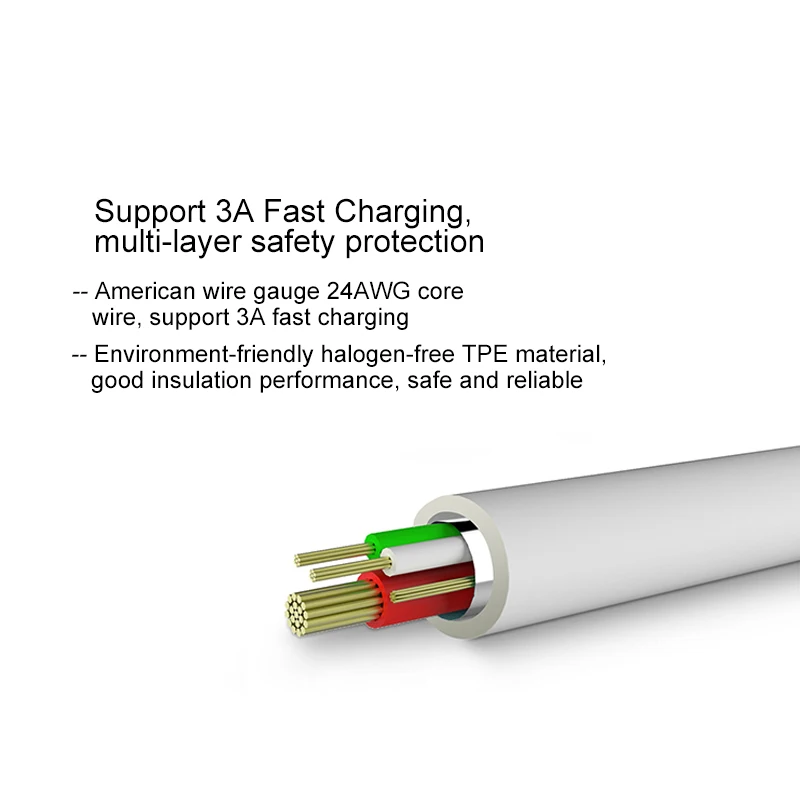 Original Huawei USB Type C Cable 3.3A Super Charging For Support Mobile Phone Cell Laptops Tablets Camera | Мобильные телефоны и