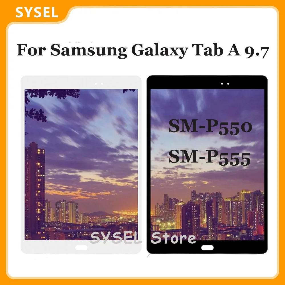 Для Samsung Galaxy Tab A 9 7 SM P550 P555 сенсорный экран дигитайзер для сборки ЖК дисплей/ЖК