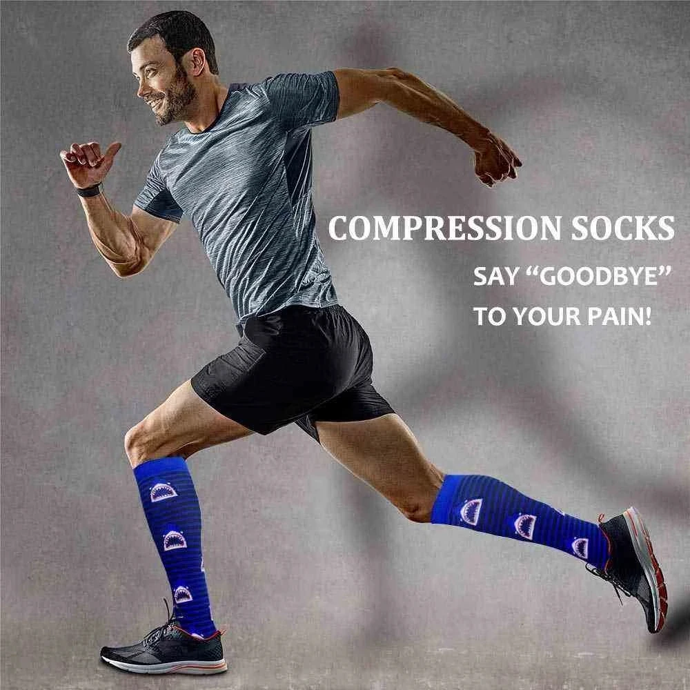 носки женские чулки мужские новый год 2022 с принтом гольфы гетры длинные теплые