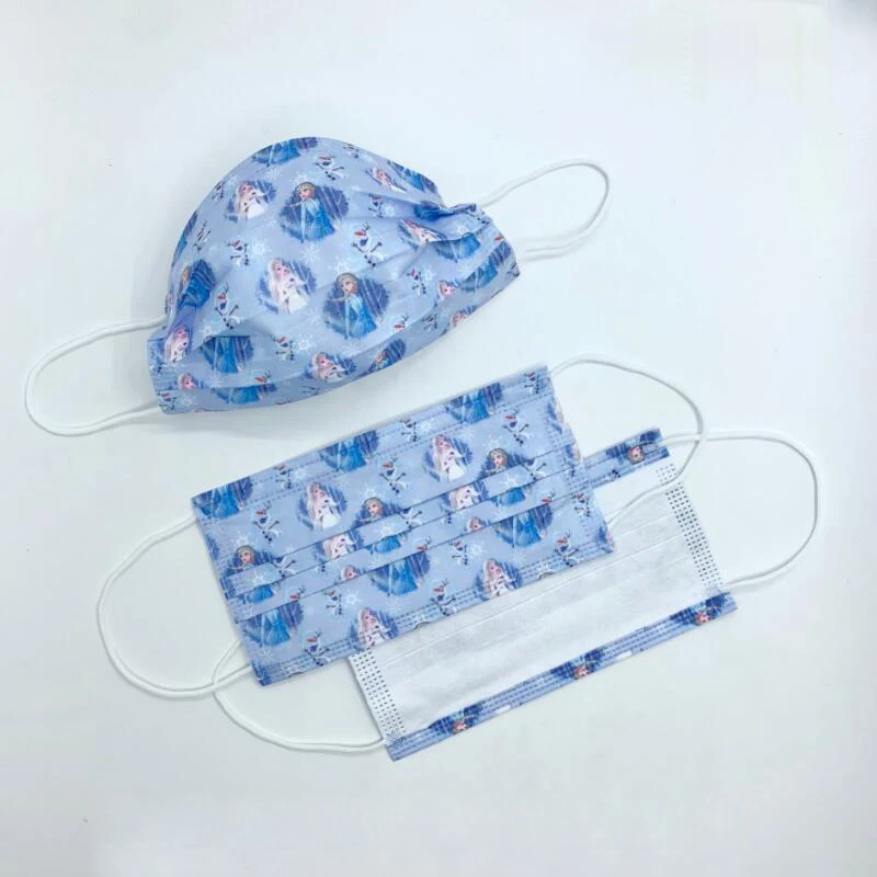 Мультяшная детская маска с принтом Aisha Замороженная Принцесса маски для лица