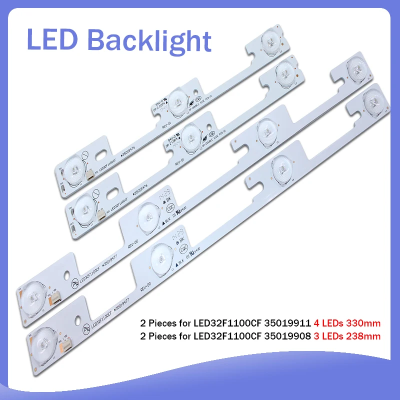 16 шт./лот для Konka led32f1100cf LED32F1160CF ЖК Телевизор подсветка бар 35018476 35018478 оптические