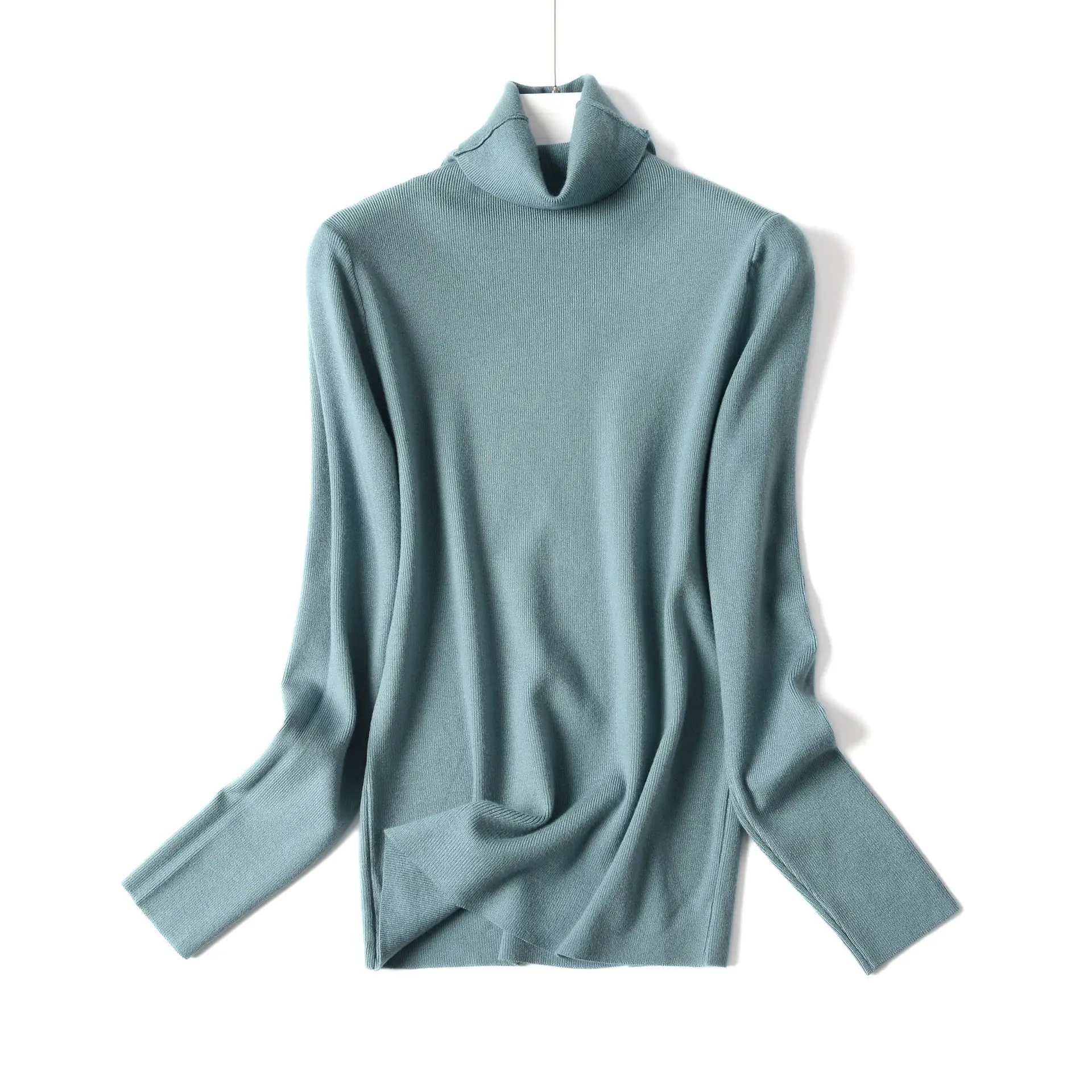 Женские свитера с высоким воротом мягкие кашемировые пуловеры длинным рукавом