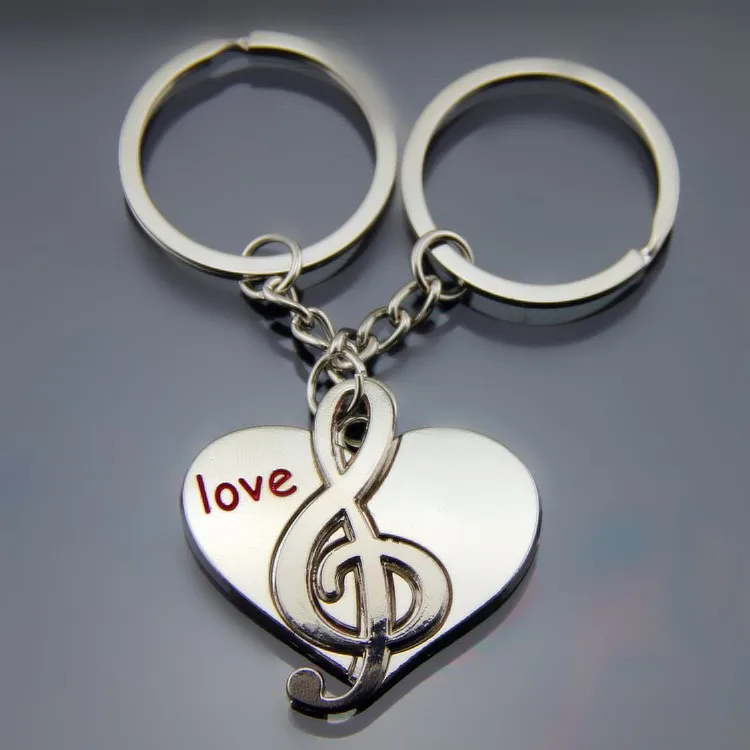 Пара я люблю тебя сердце брелок кольцо любовь с изображением стрелки креативный
