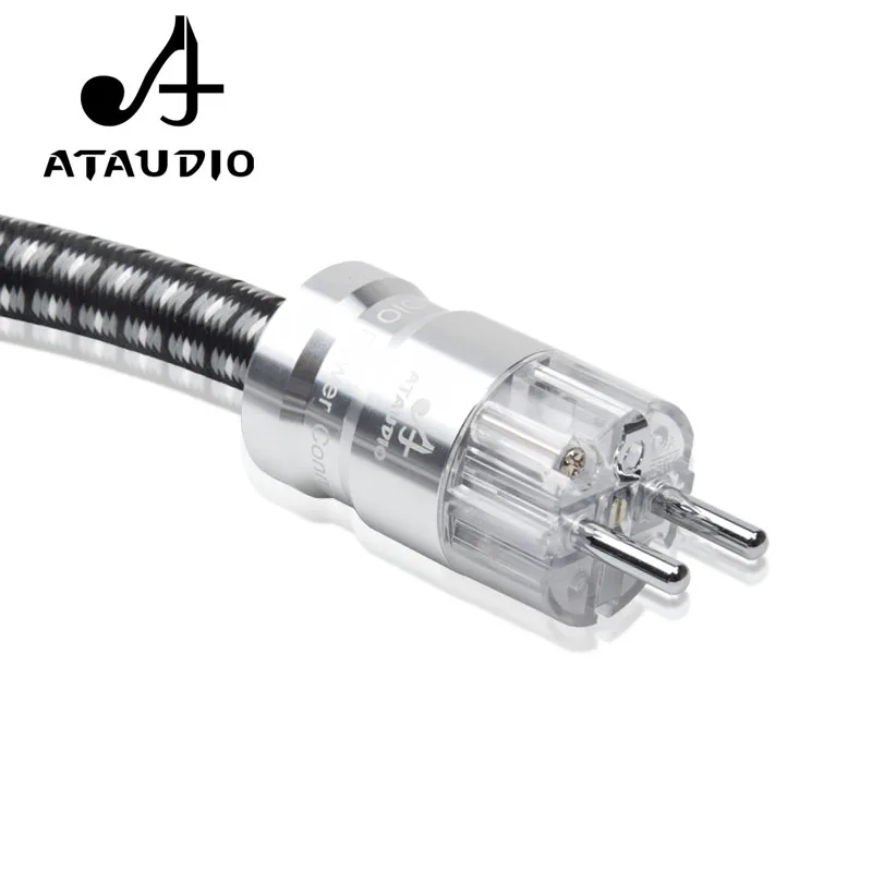 ATAUDIO кабель питания Hi-Fi EU Hi-end 6N OFC усилитель CD amp 8 слов хвост шнур | Электроника