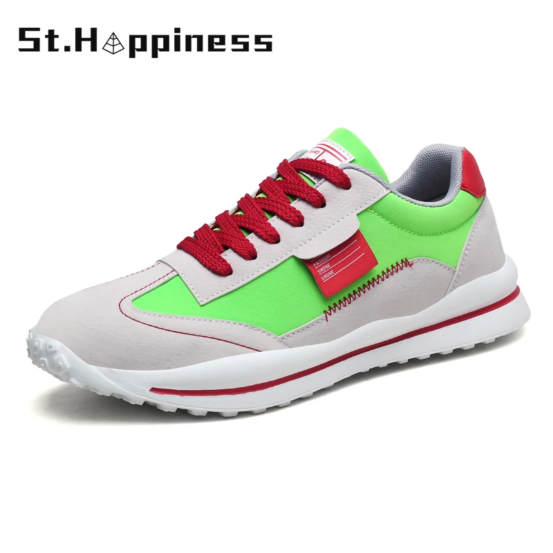

2021 Summer New Men's Fashion Casual Sneakers Outdoor Casual Light Running Forrest Shoes Trend Training Fitness Soft Sport Shoes